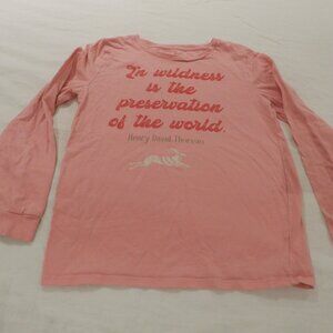 Peek New Girl's (Size 12) Long Sleeved Cotton Tee Shirt